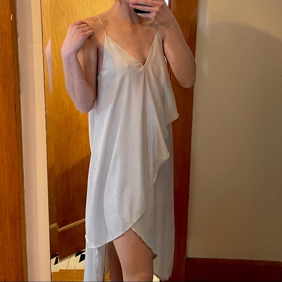 Free People stunning silver layered dress - Picture 7 of 12